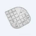 ARELENE Creative Curved Corner Cutter Quilt Ruler,Acrylic Sewing Curved Corner Cutter Ruler, Sewing Template Patchwork Tool,2PCS. 