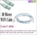 Premium Quality - 10 Meter Cat6 Rj45 Ethernet Lan Network Cord Cable Lead - 10-100-1000 Mbps - Onu - Signifying Quality. 