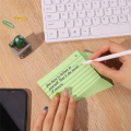 JDXHLAU 600 Pcs Index Cards with Ring, 3 X 4 Inch Colored A7 Colorful Flash Cards with Ring Underline Study Cards.