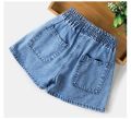 Summer Loose Fashion Kids Girl Short Big Girls Jeans Pants Korean Children Denim Shorts Clothes Short Trousers for Teenage 4-16Y.