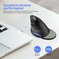 ZELOTES F-17 Vertical Mouse 2.4GHz Wireless Gaming Mouse 6 Keys Ergonomic Optical Mice with 3 Adjustable DPI for PC Laptop. 