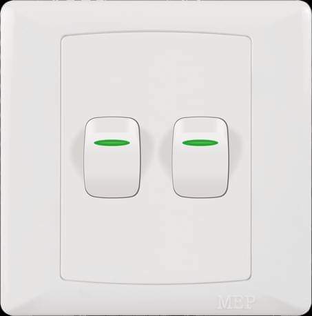 Mep Smart 2Gang Switch
