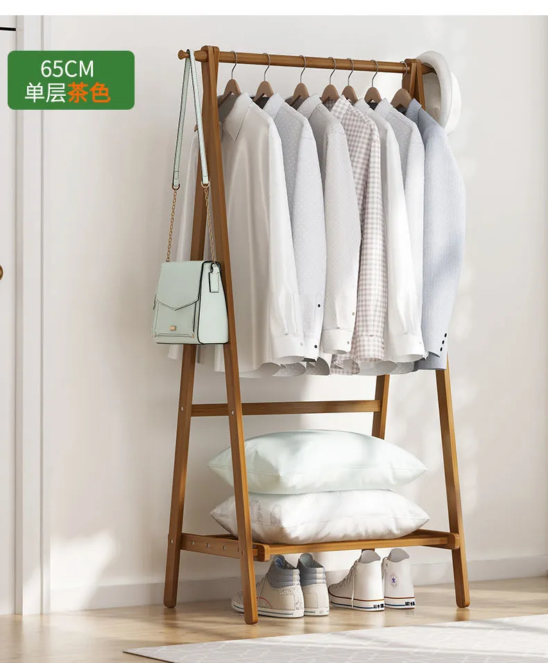 Coat Rack Floor Clothes Rack Bedroom Pole Clothes Rack Clothes