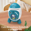 Piggy Bank For Boys Girls Cartoon Space Rocket Large-capacity Money Saving Box Desktop Decoration For Birthday Gifts. 
