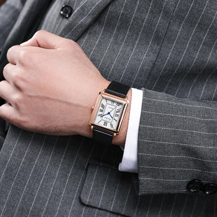 Square%20Design%20Men'S%20Belt%20Watch%20Stylish%20Leather%20Strap%20Elegant%20Finish%20Men'S%20Watch%20Roman%20Numerals%20Square%20Watch%20For%20Business%20Attire%20-%20Image%203
