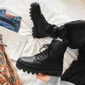 Men's Shoes Autumn and Winter2022New High-Top Dr. Martens Boots Men's Thick Cotton Shoes Black Working Wear Leather Boots Men. 