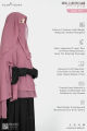 Glam Touch Premium ABRU 3 Layer Hijab Niqab Set.