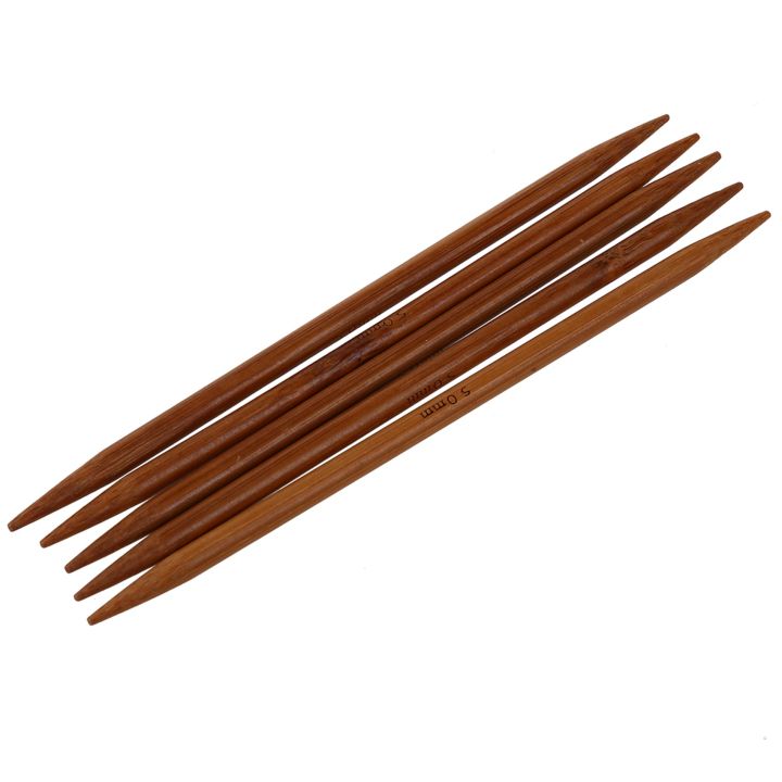 10%20Sets%20of%2011%20Sizes%205%20Inch%20(13cm)%20Double%20Pointed%20Carbonized%20Bamboo%20Knitting%20Kits%20Needles%20Set%20(2.0mm%20-%205.0mm)%20-%20Image%202