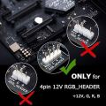 RGB SMD5050 LED Strip Light for Modding PC CASE LED Light Strip 12V 4 PIN GRB Compatible with ASUS Aura Sync Gigabyte RGB Fusion MSI Mystic Light ASRock RGB. 