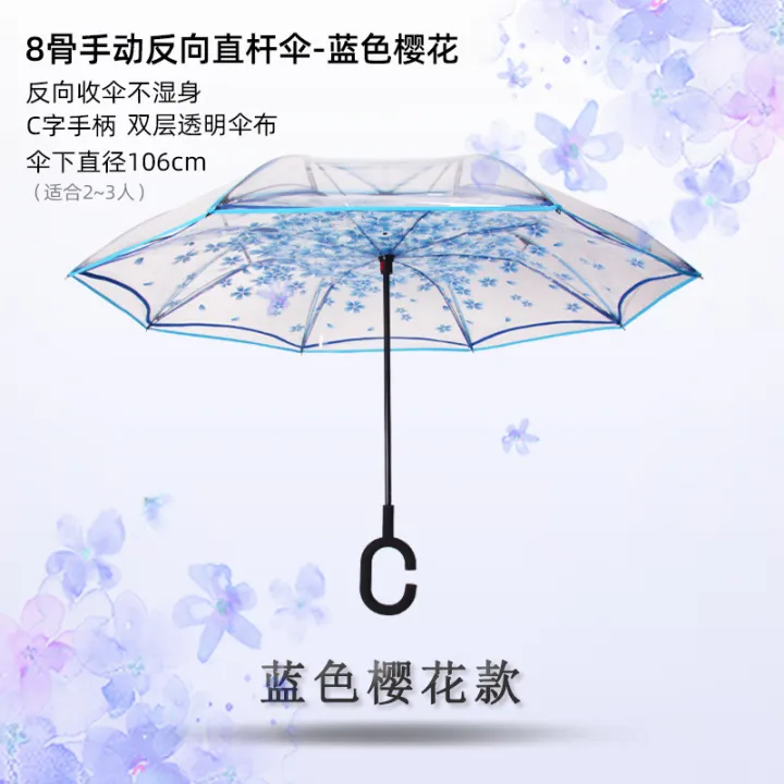 Transparent%20Reverse%20Umbrella%20Double-Layer%20C-%20Type%20Hand%20Free%20Reverse%20Creative%20Manual%20Reverse%20Folding%20wholesale%20-%20Image%207