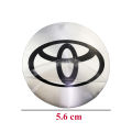4Pieces 56mm for Toyota Camry Corolla Yaris Vios Innova Hilux Rav4 Reiz Crown Car Wheel Center Stickers Aluminum Alloy Automotive Tire Rim Hub Emblem Decoration. 