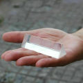 【Fashion】Triangular Prism BK7 Optical Glass Physics Teaching Refracted Light Spectrum Rainbow Children Students. 