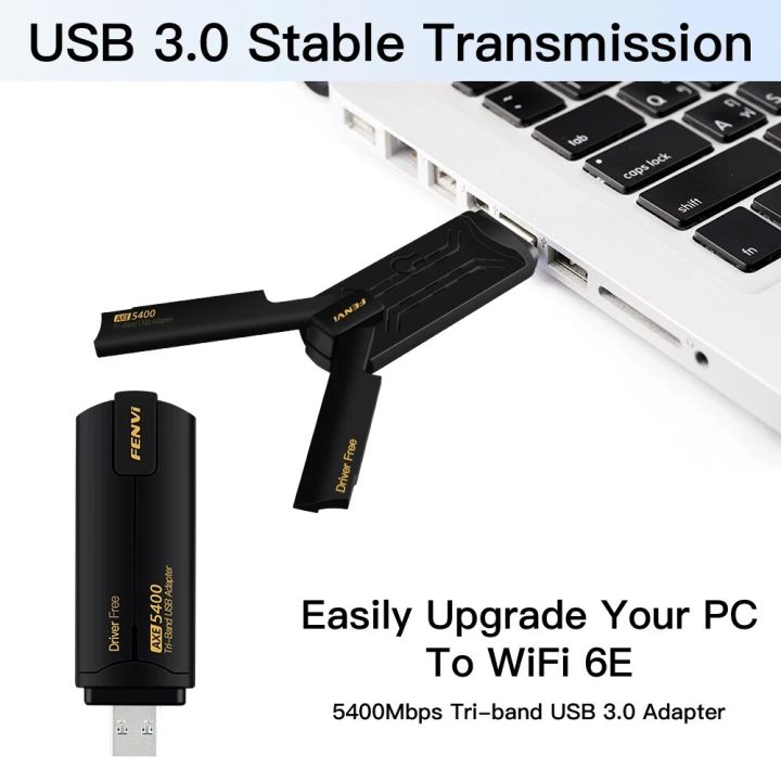 FENVI%20AX5400%20WiFi%206E%20USB%20Adapter%20Dongle%20Tri%20Band%202.4G/5G/6GHz%20USB3.0%20WiFi%206%20Network%20Card%20Antenna%20For%20Laptop%20Win10/11%20Driver%20Free%20-%20Image%204