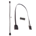 for Corsair 4PIN RGB to Standard ARGB 3-Pin 5V Adapter Connector RGB Cable 25cm. 