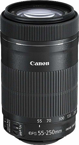 Canon EF-S 55-250mm f / 4-5.6 STM DSLR Camera Lens