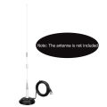 【Xiaofeng】New Retevi Magnetic Antenna Bae, 4m Cable UHF Male Connector, Magnetic Bae with PL-259/UHF Female Connector, 110mm Diameter for Car Bu CB Radio Car Mobile Tranceiver (1 Pack).