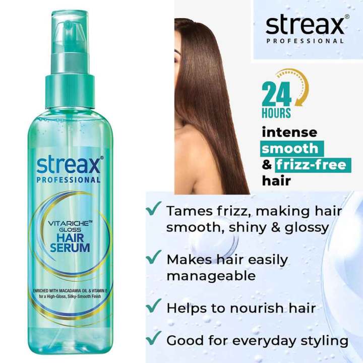 Streax%20Professional%20Hair%20Serum%20Vitariche%20Gloss%20-%20115ml%20(India)%20-%20Image%202