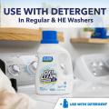 OxiClean White Revive Laundry Whitener Stain Remover Liquid Oxygen-Based Color-Safe 66 fl oz Machine Wash HE Safe 52 Loads.