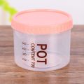 Portable Large Capacity Kitchen Food Storage Canisters Transparent Sealed Grain Fresh Preservation Box Household with Scale Cereal Jars for Kitchen. 