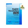 English Vocabulary In Use Pre-intermediate and Intermediate by Stuart Redmam. 