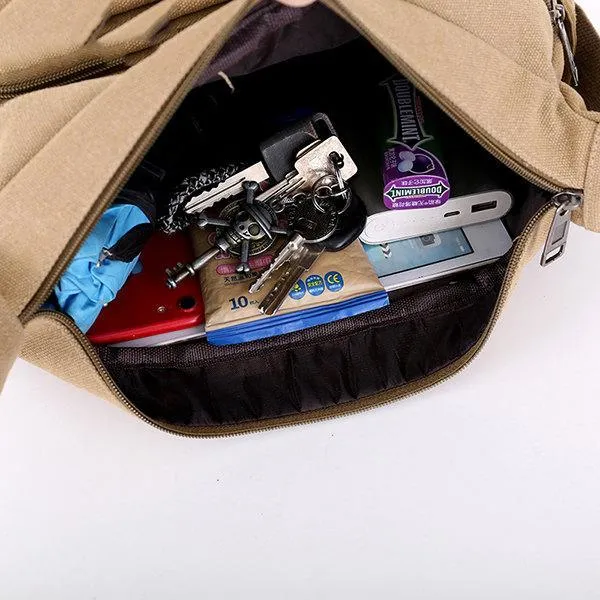 %E3%80%90Toy%20life%20hall%E3%80%91Canvas%20Men'S%20One-Shoulder%20Bag%20Korean%20Edition%20Large%20Capacity%20Bag%20Leisure%20Travel%20Shoulder%20Backpack%20-%20Image%202