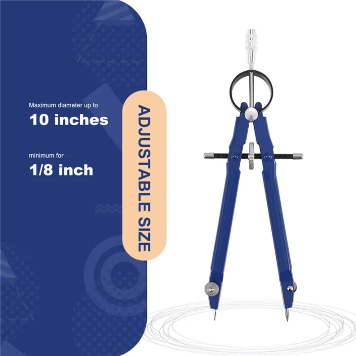 Professional%20Compass,%20Compass%20Geometry%20Set%20with%20Lock,%20Math%20and%20Precision%20Compass,%20Metal%20and%20for%20Solid%20and%20Plane%20Precision%20Tool,%20Fit%20for%20Drafting,%20Drawing,%20Measuring(blue)%20-%20Image%205