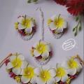 Artificial Floral Jewellery Set For Women.