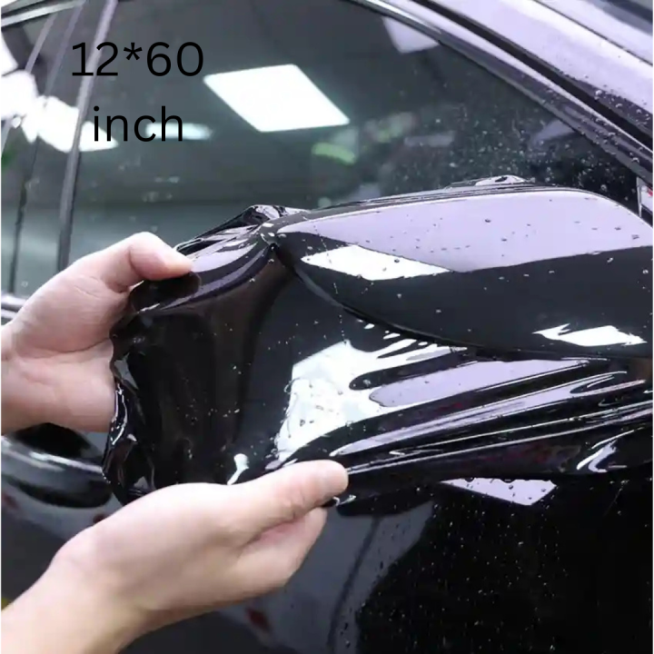 12X60%20inch%20glossyBlack%20Vinyl%20Film%20Wrap%20Car%20Diy%20Sticker%20-%20Image%203