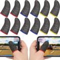 7 Pair (14 Pcs ) Breathable Mobile Finger Sleeves / Finger Sleeves / Press Trigger Game Controller Sweatproof Gloves for Mobile Gaming / Finger Sleeves - Finger Sleeve. 