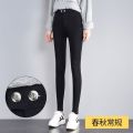 Oversized Leggings Women's Spring and Autumn Outer Wear New High Waist Slim Feet Black Trousers Winter Fleece-Lined Pencil Magic Pants. 