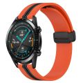 Watch Strap For Huawei GT2 46mm 22mm Folding Magnetic Clasp Silicone Watch Band.