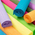 17 Colors 250x50cm Colored Crepe Paper Roll Origami Crinkled Crepe Paper Craft DIY Flowers Decoration Gift Wrapping Paper Craft MuXiaRe.