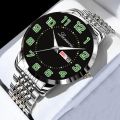【Hengli jewelry story】Large Digital Fully Automatic Mechanical Watch Fashion Week Calendar Luminous High-end Men's Watch.