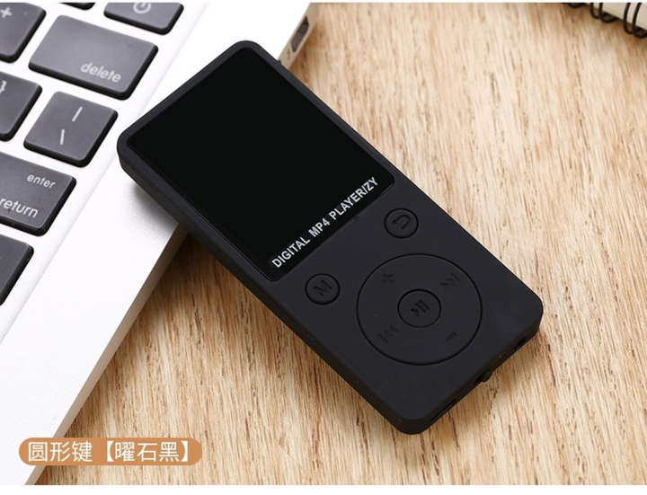 Wireless Lightweight MP3 MP4 Music Player with Screen Ultra-thin Portable Mini Adjustable Mode Button Type