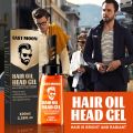 Men Hair Gel Wax 2 In 1 Oil Head Hair Care With Comb Back Hair Wax Styling Fluffy Comb Long-lasting Hair Pomade. 