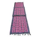 Woven Cotton Designed Table Runner Set.