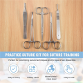 Suture Kit,Stainless Steel Training Instruments with Scalpel Blades for Veterinarian,Biology and Dissection Lab Students. 