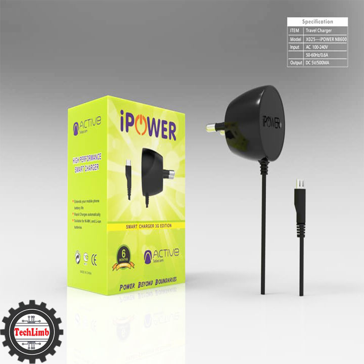i-Power Smart Normal Charger - Fast & Reliable Charging for All Devices - TechLimb