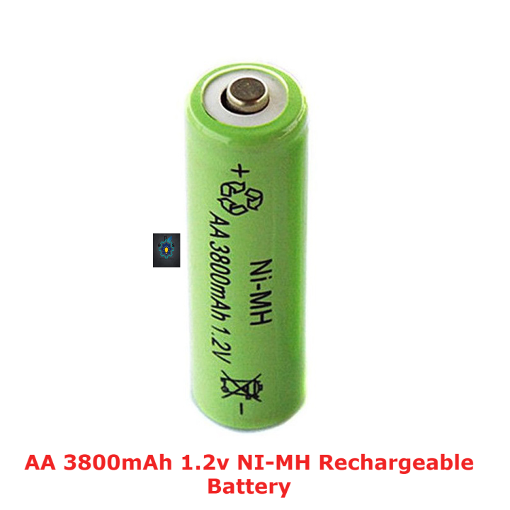 AA 3800mAh 1.2v NI-MH Rechargeable Battery | Daraz.com.bd