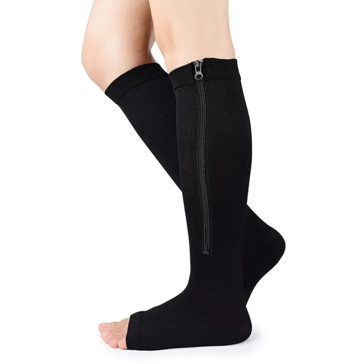 Open%20Toe%20Zipper%20Compression%20Socks%20Compression%20Stockings%20Sports%20Compression%20Socks%20Stockings%20Zip%20Sox%20Socks%20-%20Image%203