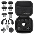 17PCS Metal Paddles Thumb Grips Core Joystick Kit Replacement Accessories for Xbox One Elite 2 Enhanced Precision Game Controller Parts. 