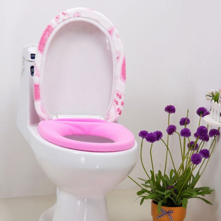 SRYSJS%202PC/Set%20Cotton%20Linter%20Toilet%20Seat%20Cover%20and%20Rug%20Washroom%20Set%20decorative%20toilet%20seat%20covers%20lids%20Promotions%20-%20Image%204