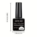 Black White Gel Nail Polish For Manicure LED/UV Gel Varnishes For Nails Art 8ml Semi-permanent Nail Polish Nails Products. 