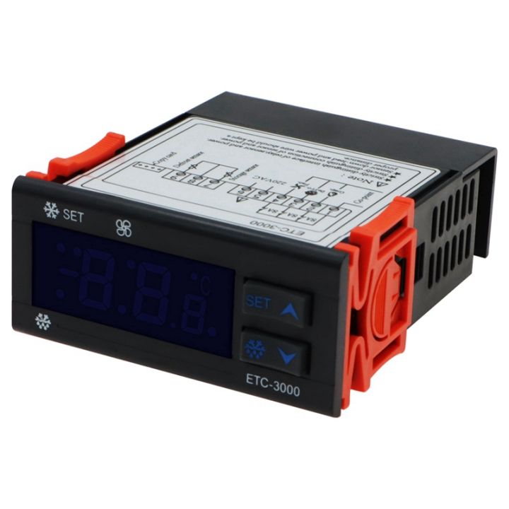 ETC-3000%20Mini%20Temperature%20Controller%20Refrigerator%20Thermostat%20Regulator%20Thermoregulator%20NTC%20Dual%20Sensor%20220V%2040%25%20Off%20-%20Image%204
