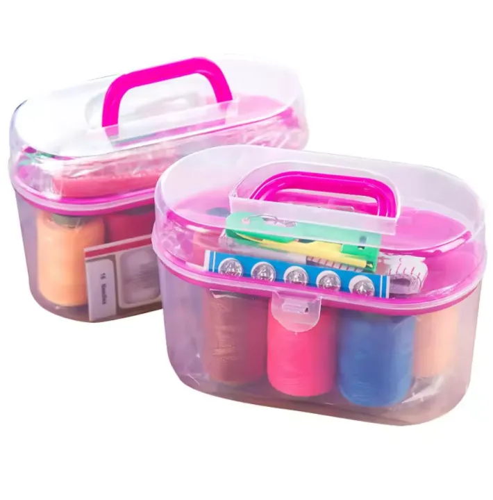 10pcs/set%20Portable%20Household%20Sewing%20Kit%20Box%20DIY%20Embroidery%20Handwork%20Tool%20Needles%20Thread%20Scissor%20Set%20Home%20Supplies%20Travel%20-%20Image%204