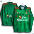 Bangladesh Full Sleeve Premium Cricket Jersey For Men - Long Collar Polo ODI Jersey - Bangladesh Cricket Jersey 2026-27.