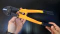 TOLSEN 10060 14" Bolt Cutter ( 14inch 350mm ) Industrial Series Rubber Grips Heavy Duty Bolt Chain Lock Wire Cutter Cutting Tool.