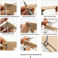 Leather Hand Sewing Machine DIY Leather Art Leather Carving Sewing Tool Cow Leather Leather Carving Sewing Tool Easy Install.