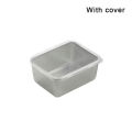 Stainless Steel Refrigerator Food Preservation Box Fruit Bento Meat Airtight Storage Box Kitchen Storage Container Food Storage Bayline. 