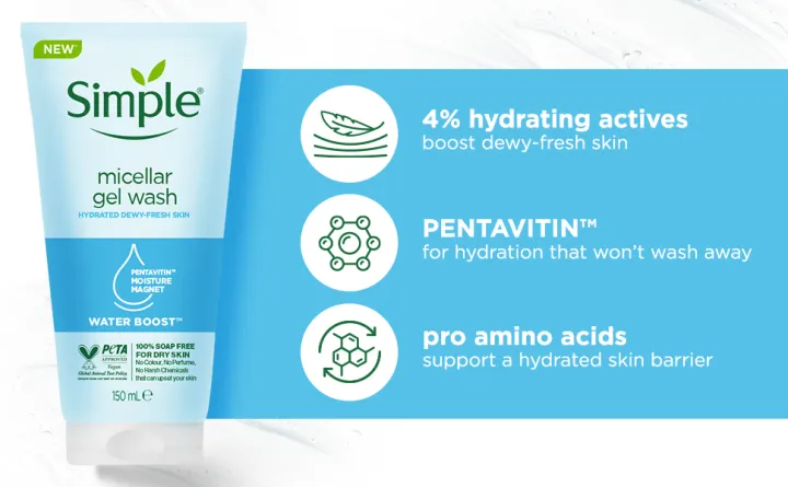 Simple%20Water%20Boost%20Micellar%20Facial%20Gel%20Wash%20150mL%20By%20NS%20Glamour%20Mart%20-%20Image%203